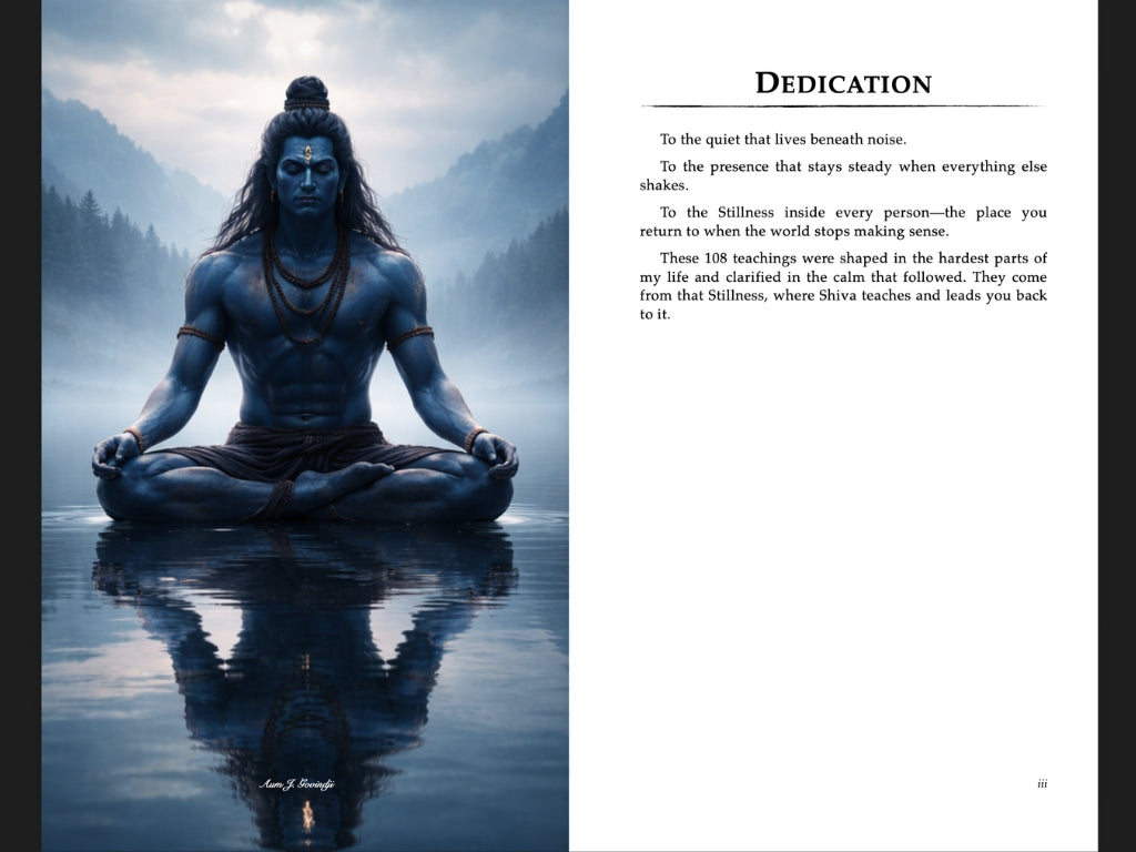 Teachings of SHIVA: A Path to Stillness, Awareness & Inner Clarity